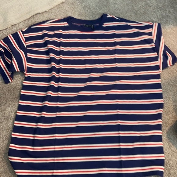 ASOS oversize T-shirts striped men’s size 10 new - Picture 1 of 2